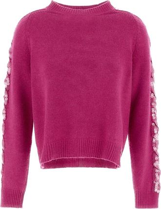 Herno Cashmere Trui - Dames - Cashmere truien - Roze - M - Truien & Vesten