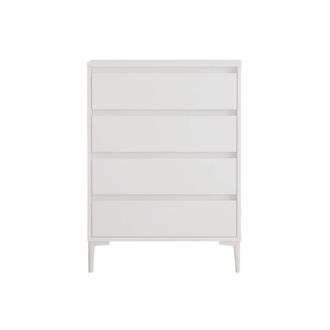 Mobili Rebecca C&oacute;moda con 4 cajones, blanco
