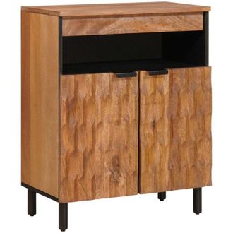 vidaXL Sideboard Acacia Brown Finish 60 x 33 x 75 cm Solid Mango Wood vidaXL