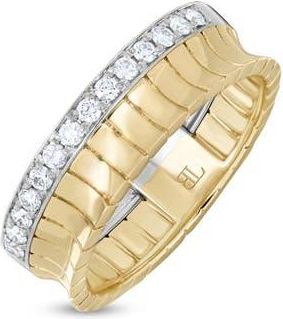 Bony Levy 18K Gold Cleo Diamond Statement Ring, 6mm in 18Kwy Gold at Nordstrom, Size 6.5