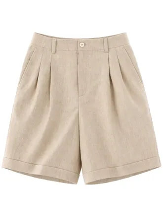 Jacquemus Pastro High-Waisted Pleated Tailored Shorts