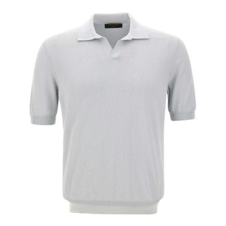 Gran Sasso T-shirts and Polos Light Blue - male - Gran Sasso - Polo Shirts - Blue - 2XL - Tops