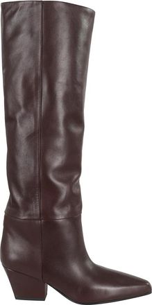 PARIS TEXAS Mocha Jane Boots with Wide Heel
