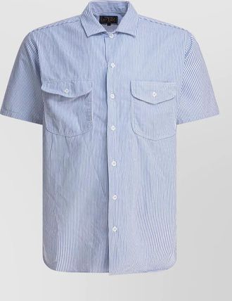 Beams Plus cotton blend shirt