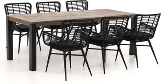 Intenso Furniture Intenso Asti/ROUGH-S 220cm dining tuinset 7-delig