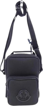 Moncler Pre-owned Cross Body Bags, male, Black, Size: ONE SIZE Pre-owned Yehor Bag