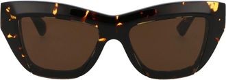 Bottega Veneta Cat-eye Zonnebril - unisex - Zonnebrillen - Bruin - 52 MM - Accessoires