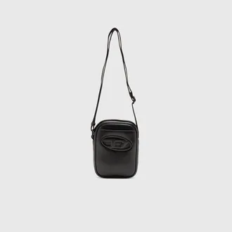 Diesel Holi-D-Crossbody bag in PU and neoprene - Crossbody Bags - Man - Black