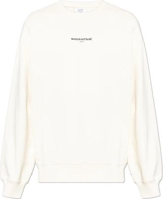 Maison Kitsun&eacute; Sweatshirts & Hoodies - Heren - Sweatshirts - Beige - L - Hoodies & sweatvesten