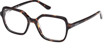 Guess Vierkante Brilmonturen - unisex - Brillen - Bruin - 49 MM - Accessoires