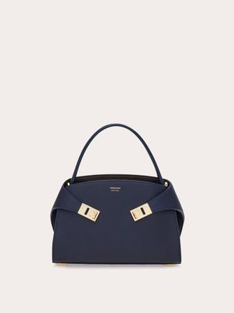 Ferragamo Women Hug soft bicolor handbag (XS) Blue