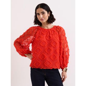 Phase Eight Shayla Textured Blouse at Nordstrom, Size 14