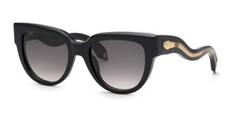 Roberto Cavalli SRC054 0700 Womens Sunglasses Black Size 53