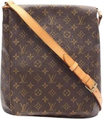 Louis Vuitton Pre-owned Cross Body Bags, female, Brown, Size: ONE SIZE Pre-owned Canvas Shoulder Bag