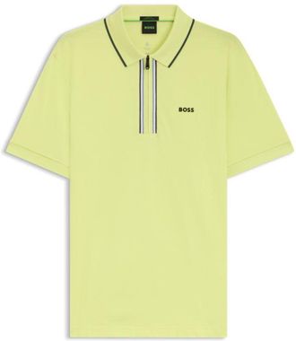 BOSS Slim-fit polo shirt in quick-dry stretch cotton