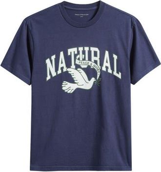 Museum of Peace and Quiet Natural Dove Graphic T-Shirt in Navy at Nordstrom, Size Xx-Large