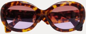 Vivienne Westwood Vivienne Sunglasses Brown Acetate Women