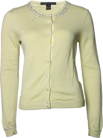 Marc Jacobs Pre-owned Womens cardigan in lime green Cotton - Size Small