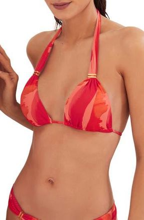 Vix Rambla Bia Tube Bikini Top in Coral Multi at Nordstrom Rack, Size X-Large