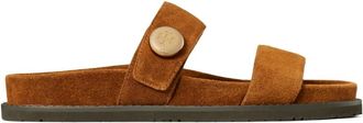 Tory Burch Romy Sport Slide - Dames - Sandalen - Bruin - 40 EU - Schoenen