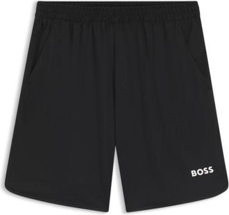 BOSS Stretch shorts in quick-dry fabric