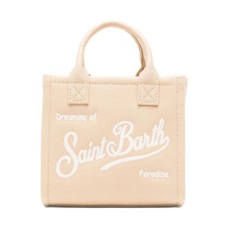 MC2 Saint Barth Tote Bags, female, Beige, Size: ONE SIZE MC2 Saint Barth Bags