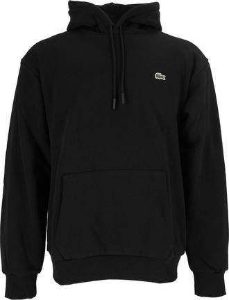 Lacoste Black Embroidered Drawstring Sweatshirt