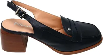 Pollini Sandali Nappa - Dames - Pumps - Zwart - 38 EU - Leer - Schoenen