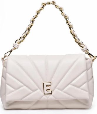 Ermanno Scervino Tassen, Dames, Wit, ONE Size, Flap Terry Schoudertas