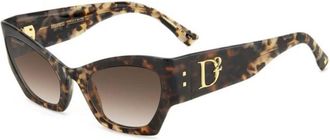 Dsquared2 D2 0132/S ACI/HA Womens Sunglasses Size 55