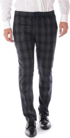 Daniele Alessandrini Jeans - Heren - Slim Fit Broeken - Blauw - M - Wol - Broeken