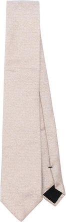 HUGO BOSS Ties, male, Beige, ONE SIZE, Luxury Silk Tie Made in Italy
