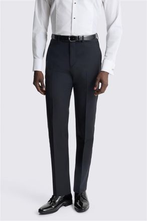 Moss Tailored Fit Performance Black Dress Trousers