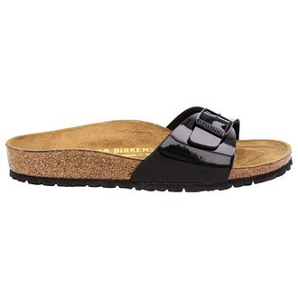 Birkenstock Madrid Synthetic Womens Sandals - Black Patent - Size:UK 4