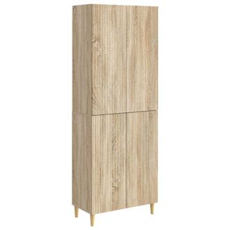 vidaXL Juego De Armarios 2 Uds. Madera De Ingenier&iacute;a Vidaxl