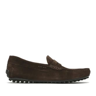 Rossano Bisconti Loafers, male, Brown, 9 UK, Brown Suede Moccasins