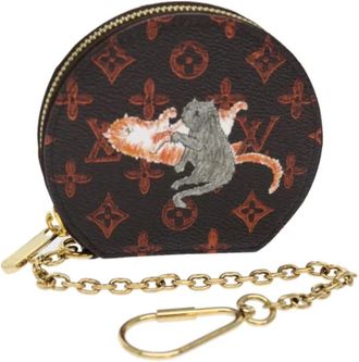 Louis Vuitton Pre-owned Canvas Portemonnee - Dames - Vintage Accessoires - Bruin - ONE Size - Vintage