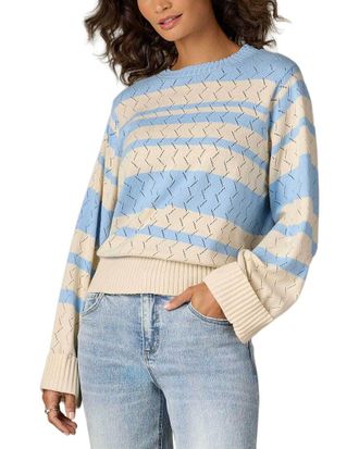 Wit & Wisdom Wit & Wisdom Double Layer Round Neck Sweater