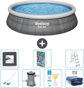 Bestway Piscina Bestway Fast Set Redonda - 457x107 Cm - 8-piezas S489