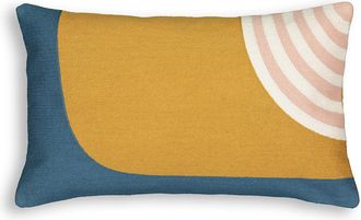 La Redoute Interieurs Geborduurd kussenhoes, Wavy