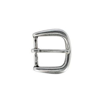Trafalgar Store 30mm Solid Brass Rounded Minimalist Harness Belt Buckle in English Silver at Nordstrom
