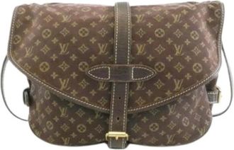 Louis Vuitton Pre-owned Cross Body Bags, female, Brown, Size: ONE SIZE Pre-owned Monogram Mini Shoulder Bag