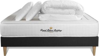 Royal Palace Bedding Pack Colch&oacute;n Negro Espuma Viscoel&aacute;stica 140 X 190