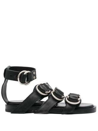 Ann Demeulemeester Smed Sandal With Metal Rings B0012931lt154099