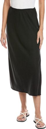 Bella Dahl Side Slit Bias Linen Skirt