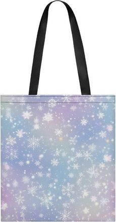 Generic Snowy Tote Bag for Women Men Shoulder Bags Purses Pouch Handbags