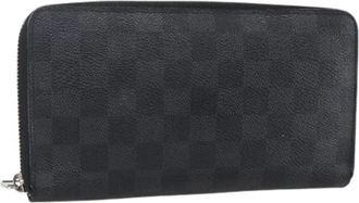 Louis Vuitton Pre-owned Wallets, female, Black, Size: ONE SIZE Pre-owned Vintage Canvas Wallet