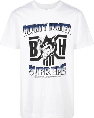 SUPREME x Bounty Hunter Wolf T-shirt - unisex - Cotton - M - White