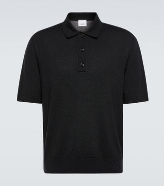 Burberry Polo de lana y seda