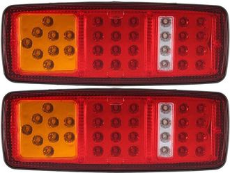 OEM Juego De 2 Luces Traseras, 33 Led, Para Coche, Remolque, Cami&oacute;n, Luz De Freno, Intermitente, Para Autob&uacute;s, Furgoneta, Caravana (12v)